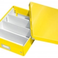 Box archivační organizační Leitz Click-N-Store M (A4), žlutý