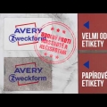 Video: Etikety odolné Avery L6009-20, 45,7x21,2 mm, stříbrné, 20 l.