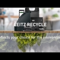 Video: Pořadač pákový A4 Leitz Recycle 180 stupňů, 5 cm, modrý
