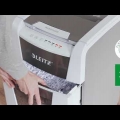 Video: Stroj skartovací Leitz IQ AutoFeed 100 P4 (4 x 28 mm)