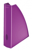 Stojan na časopisy Leitz WOW 60 mm, purpurový