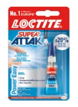 Lepidlo vteřinové Loctite Super Attak Power Easy, 3 g