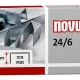 Spojovače kancelářské Novus 24/6 Standard, 1.000 ks