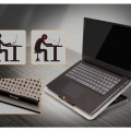 Podstavec pod notebook Yenkee YSN 150 NB, chladící, šedý