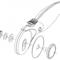 Nůž řezací KW Trio 3804, kotoučový, průměr 45 mm