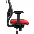 Židle kancelářská Skill 1750-SYN, hlavová opěrka, červená