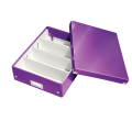 Box archivační organizační Leitz Click-N-Store M (A4), purp.