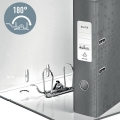 Pořadač pákový Leitz WOW 180 stupňů A4 80 mm, ledový modrý