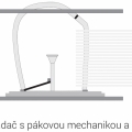 Pořadač pákový Centra A4, 75 mm, černý