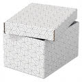 Box úložný Esselte Home, velikost S, bílý, 3 ks