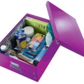 Krabice archivační Leitz Click-N-Store L (A3), purpurová