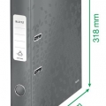Pořadač pákový Leitz WOW 180 stupňů A4 52 mm, růžový