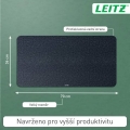 Podložka na stůl Leitz 36 x 70 cm, šedá