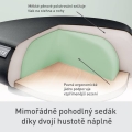 Stolička balanční Leitz Ergo s kolečky, černá