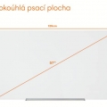 Tabule magnetická Nobo, skleněná, úhlopříčka 57" (144 cm)