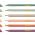Pero kuličkové Kores K-Pen K0 Vintage Style, 1 mm, sada 6 ks
