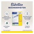 Etikety univerzální Avery 6136, 105x42,3 mm, bílé, 25+5 l.