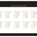 Kalendář stolní, Daňový přehledový 2027