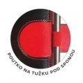 Diář Flip, denní, A5, koženka, černý/petrolejový