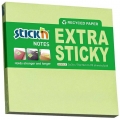 Bloček samolepicí Stick´n Extra Sticky 76x76 mm, zelený