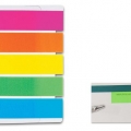 Záložky samolepicí neonové 12x48 mm (5 barev po 20 l.)