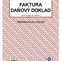 Tiskopis Faktura daňový doklad, A4, samopropisovací