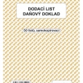 Tiskopis Dodací list A5, samopropisovací, 50 listů, OPTYS