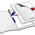 Desky Swingclip 2260, A4, 30 listů, bílé