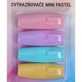 Zvýrazňovač Concorde Mini Pastel, sada 4 barvy