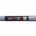 Popisovač Posca PC-1M, akrylový, 0,7 mm, šedý