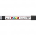 Popisovač Posca PC-3M, akrylový, 0,9-1,3 mm, stříbrný