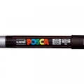 Popisovač Posca PC-5M, akrylový, 2,5 mm, stříbrný