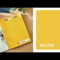 Video: Obal závěsný Leitz Cosy A4, velkokap., 200 mic, žlutý, 3 ks