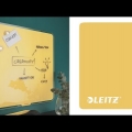 Video: Tabule magnetická Leitz Cosy 45x45 cm, skleněná, modrá