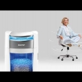 Video: Stroj skartovací Leitz IQ OptiMax SmallOffice 200 (2x5 mm)