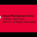 Video: Stroj skartovací Rexel Momentum Extra XP514+ (2 x 15 mm)