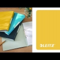 Video: Pořadač dvoukroužkový Leitz Cosy A4, hřbet 2,5 cm, šedý