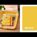 Video: Odkladač na dokumenty Leitz Cosy, žlutý