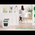 Video: Stroj skartovací Leitz IQ AutoFeed 50X (4 x 28 mm)