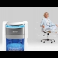 Video: Stroj skartovací Leitz IQ OptiMax Office 300 P5 (2x5 mm)