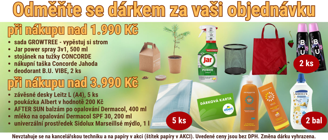 Dárky k objednávce 