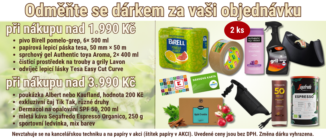 Dárky k objednávce 