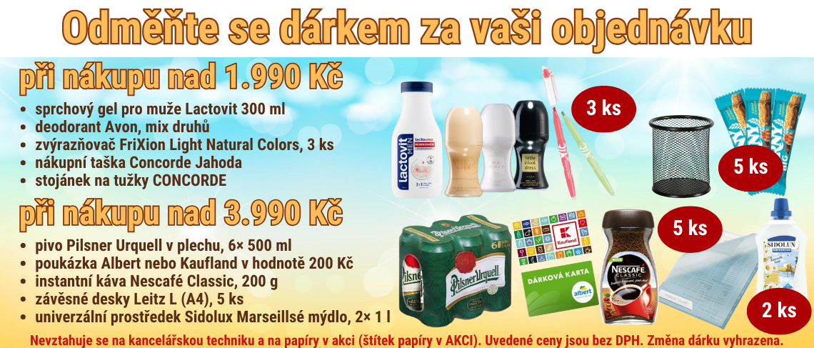 Dárky k objednávce 