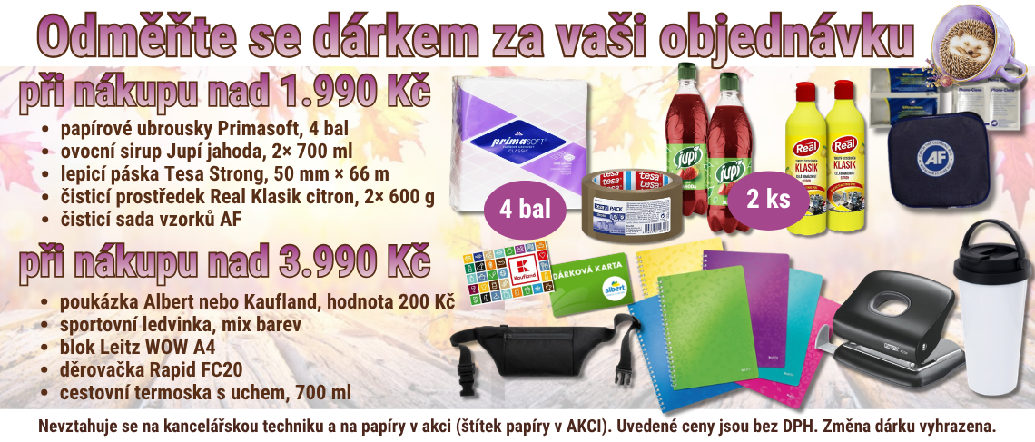 Dárky k objednávce 