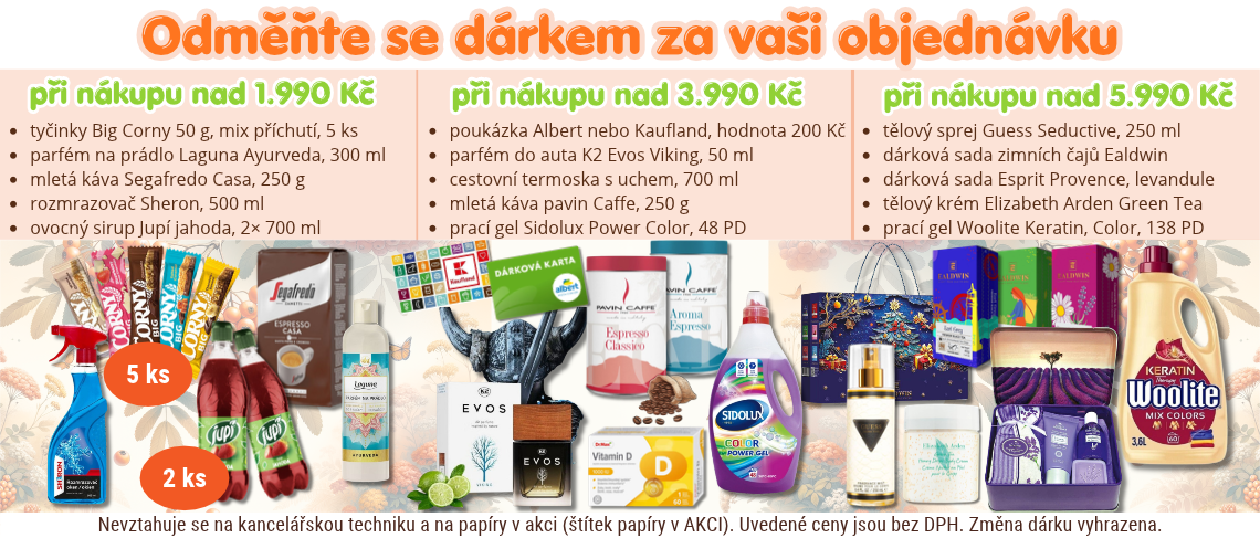 Dárky k objednávce 