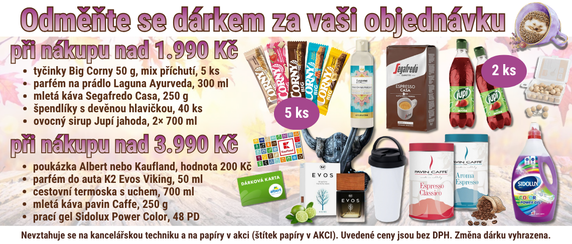 Dárky k objednávce 