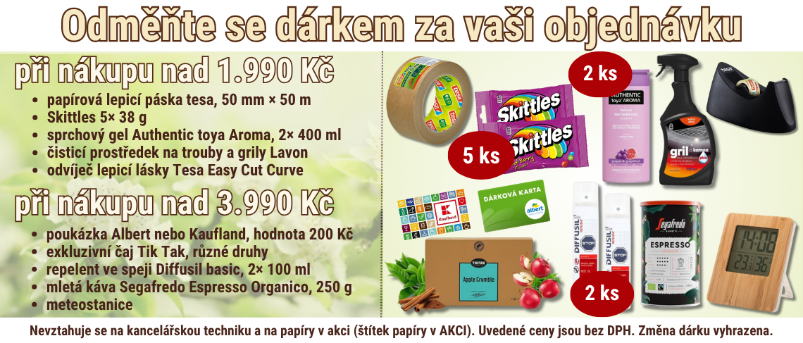 Dárky k objednávce 