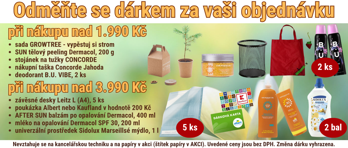 Dárky k objednávce 