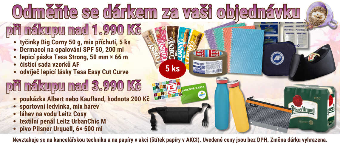 Dárky k objednávce 