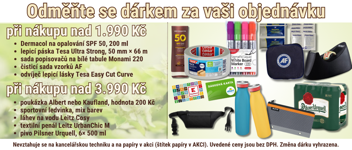 Dárky k objednávce 